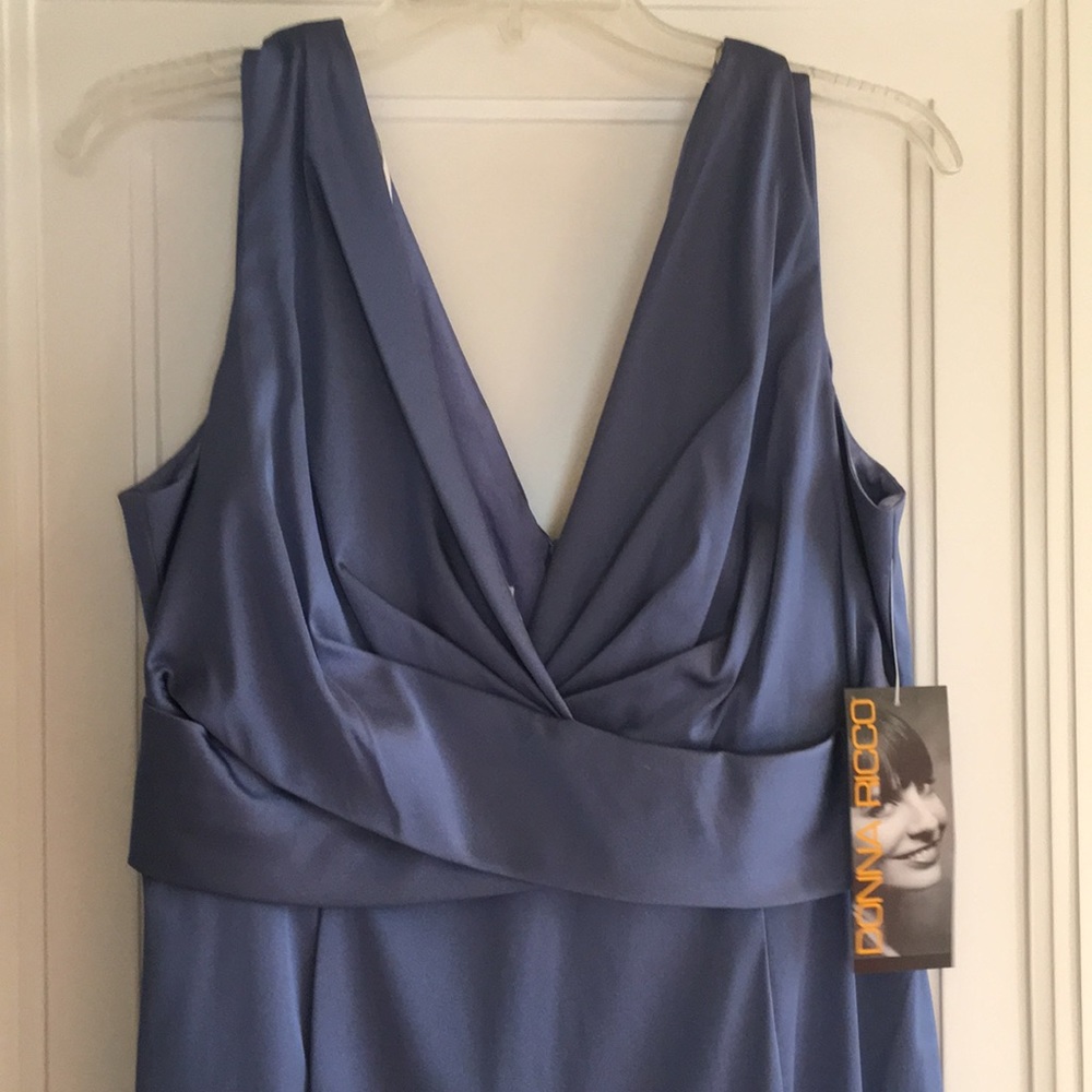 Donna Ricco periwinkle dress (Size 14) - Picture 7 of 8